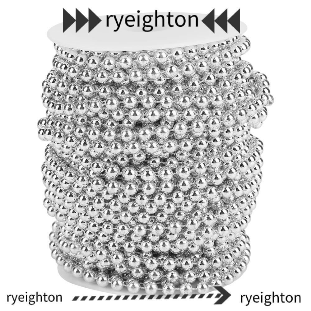 Dây mạ điện RYEIGHTON, Dây vòng hoa màu bạc cỡ 6mm, Màu vàng 78FT Chiều dài 82 Feet Chiều dài DIY Tr