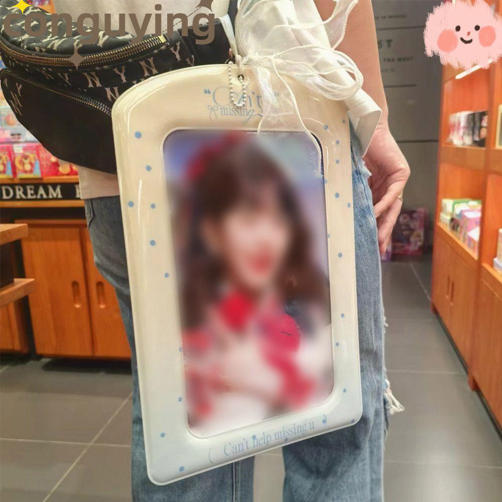 Hộp đựng Photocard CONGUYING, Vỏ bảo vệ hình ảnh thần tượng Hàn Quốc đầy màu sắc, Vỏ thẻ PVC A4 khổng lồ