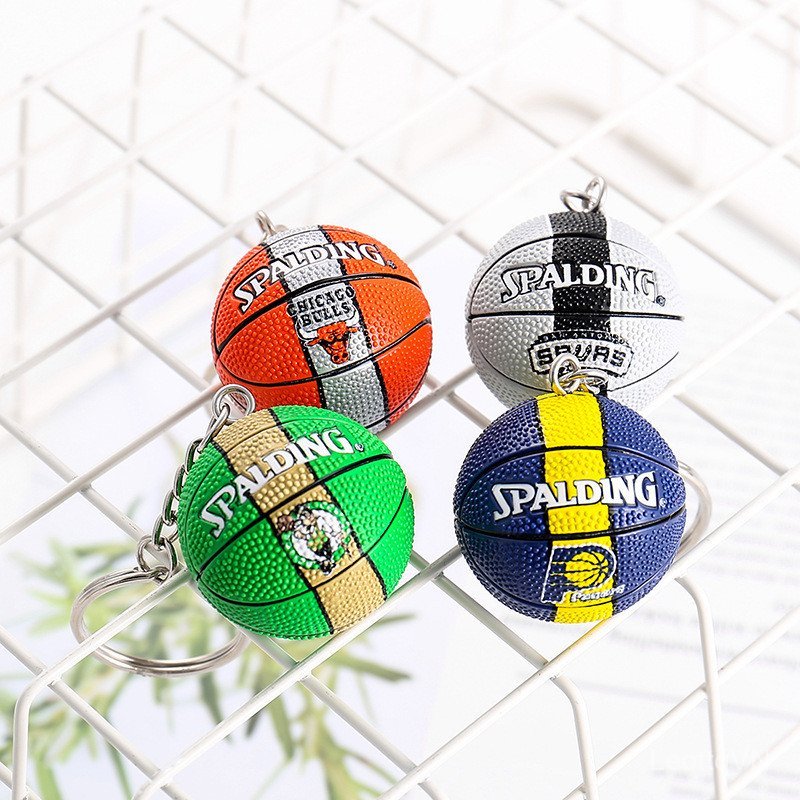 Bán Bóng Rổ Móc Khóa James Curry Durant Kobe Harden Irving Mặt Dây Chuyền Quà Lưu Niệm