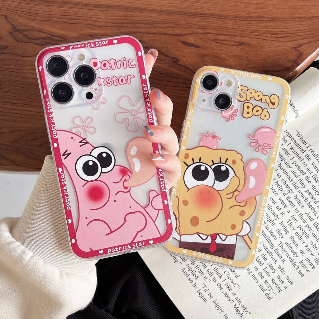 Ốp Xốp Đáng Yêu Patrick Star Shell Cho Samsung Galaxy S26 Edge Ultra Plus S10 Note 20 10 Plus A57 A5