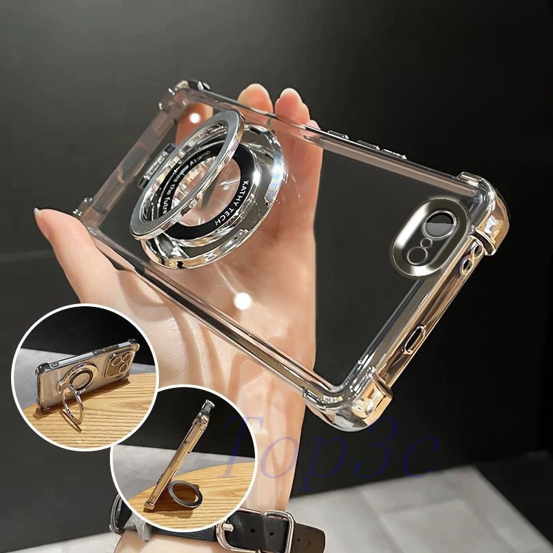 Ốp lưng iPhone 6S Plus / 7 / 8 Plus / 7 Plus / 6 Plus Giá đỡ túi khí phong cách chống rơi Vỏ điện th