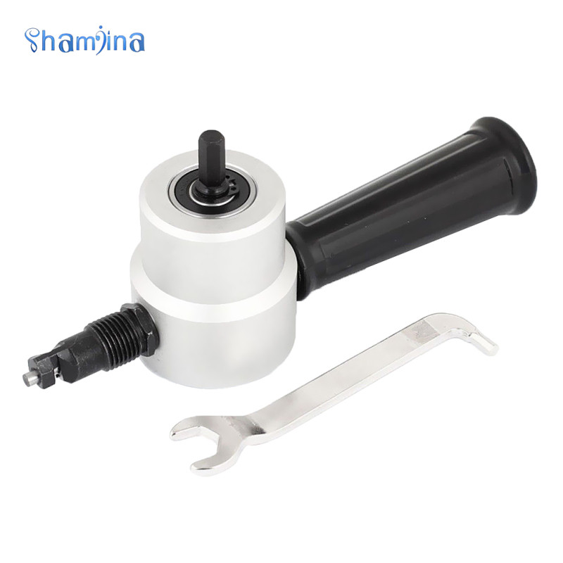 360 Kim Loại Đầu Cắt Đôi Tấm Nibbler Cưa Dụng Cụ Khoan YT-160A