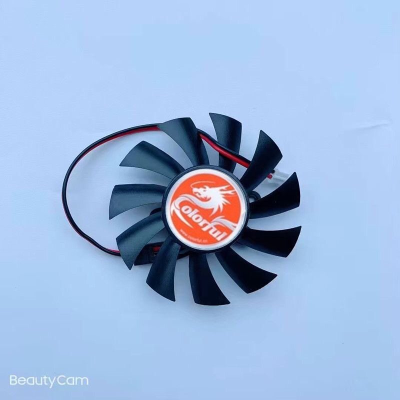 [COD] Cầu vồng đầy màu sắc GT610 GT620 GT630 GT640 Phiên bản vàng cá mập thông minh Đường kính quạt 