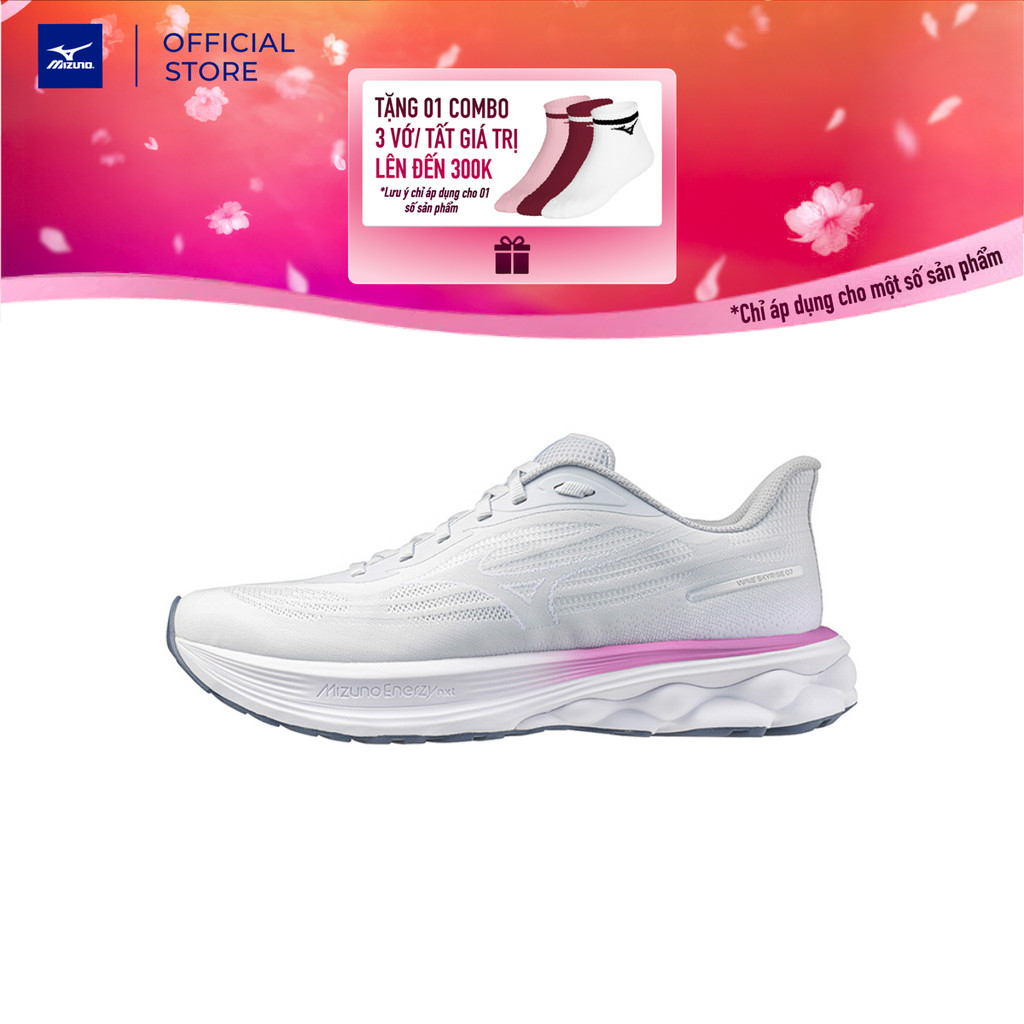 Giày Chạy Bộ NỮ WAVE SKYRISE 7 -Trắng - J1GD260924