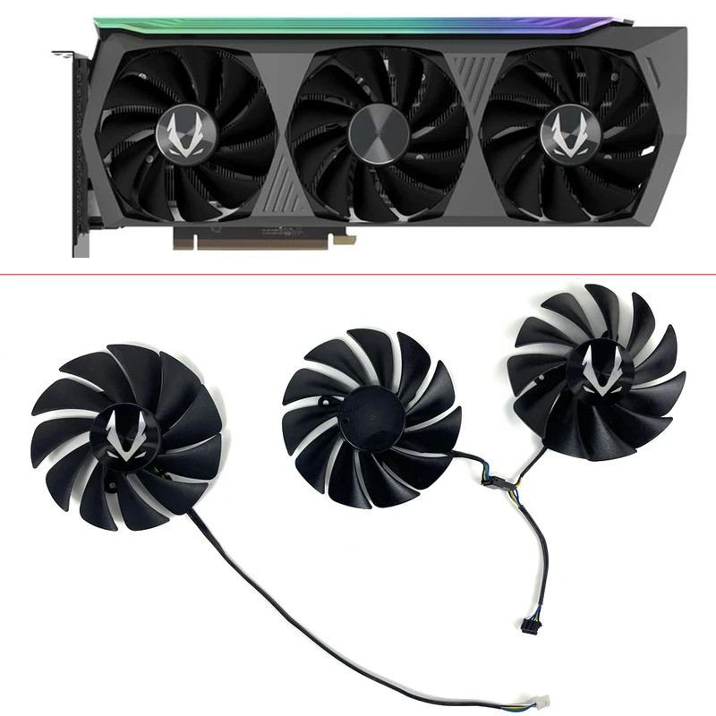 MỚI 89MM 4PIN GA92S2U RTX3070TI GPU QUẠT Cho ZOTAC GAMING GeForce RTX 3070 3080 3090 Ti Trinity OC L