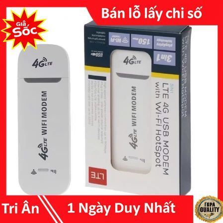 USB 4G LTE Dcom phát Wifi từ sim 3G/4G dùng được tất cả nhà mạng - Dcom 4G Bộ phát wifi di động USB 