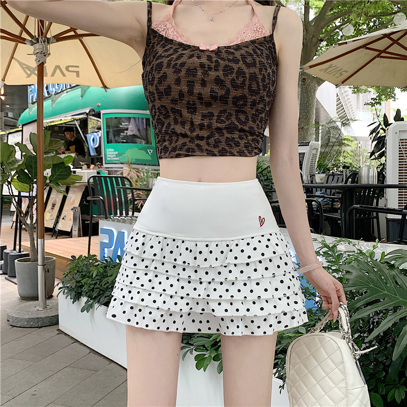 Kii Wii Váy chữ A xù thêu cổ cao dành cho nữ mùa hè mới 260319 | BigBuy360 - bigbuy360.vn