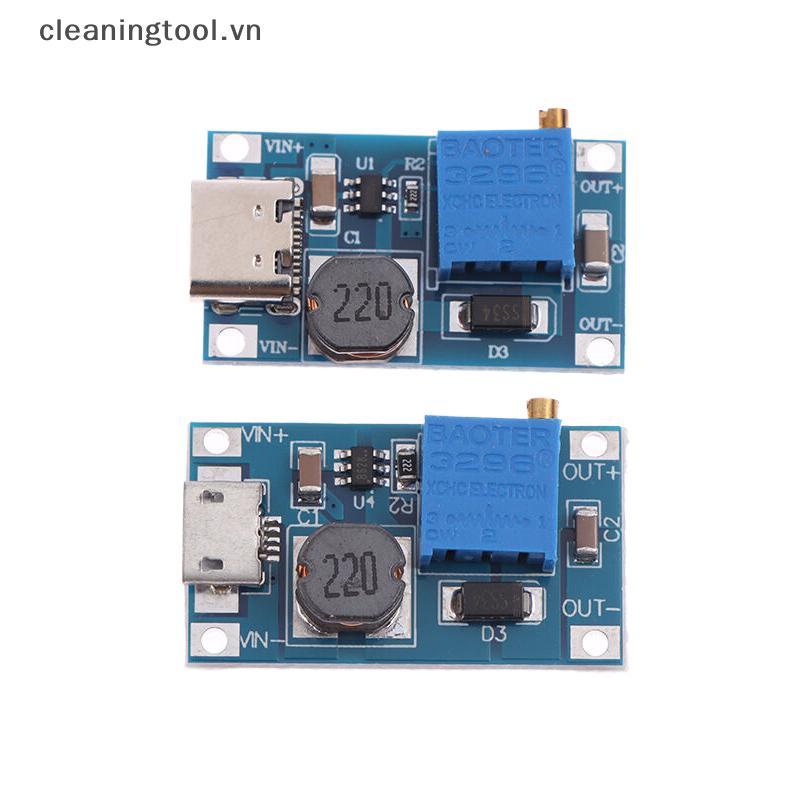 Làm Sạch 1 Dc Sang Dc Bước Lên Bộ Chuyển Đổi Tăng Cường Chuyển Đổi Mô Đun Nguồn MT3608 Mico Type-C G