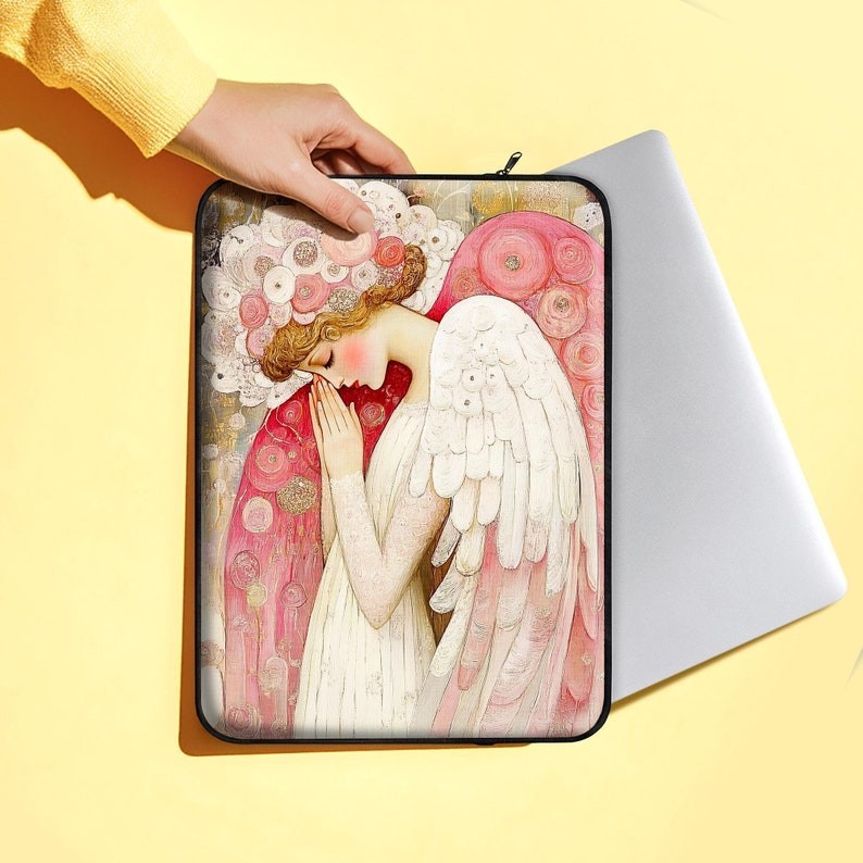 Vỏ máy tính xách tay thiên thần cầu nguyện, Vỏ máy tính xách tay có đệm tôn giáo cho Macbook Pro 14 