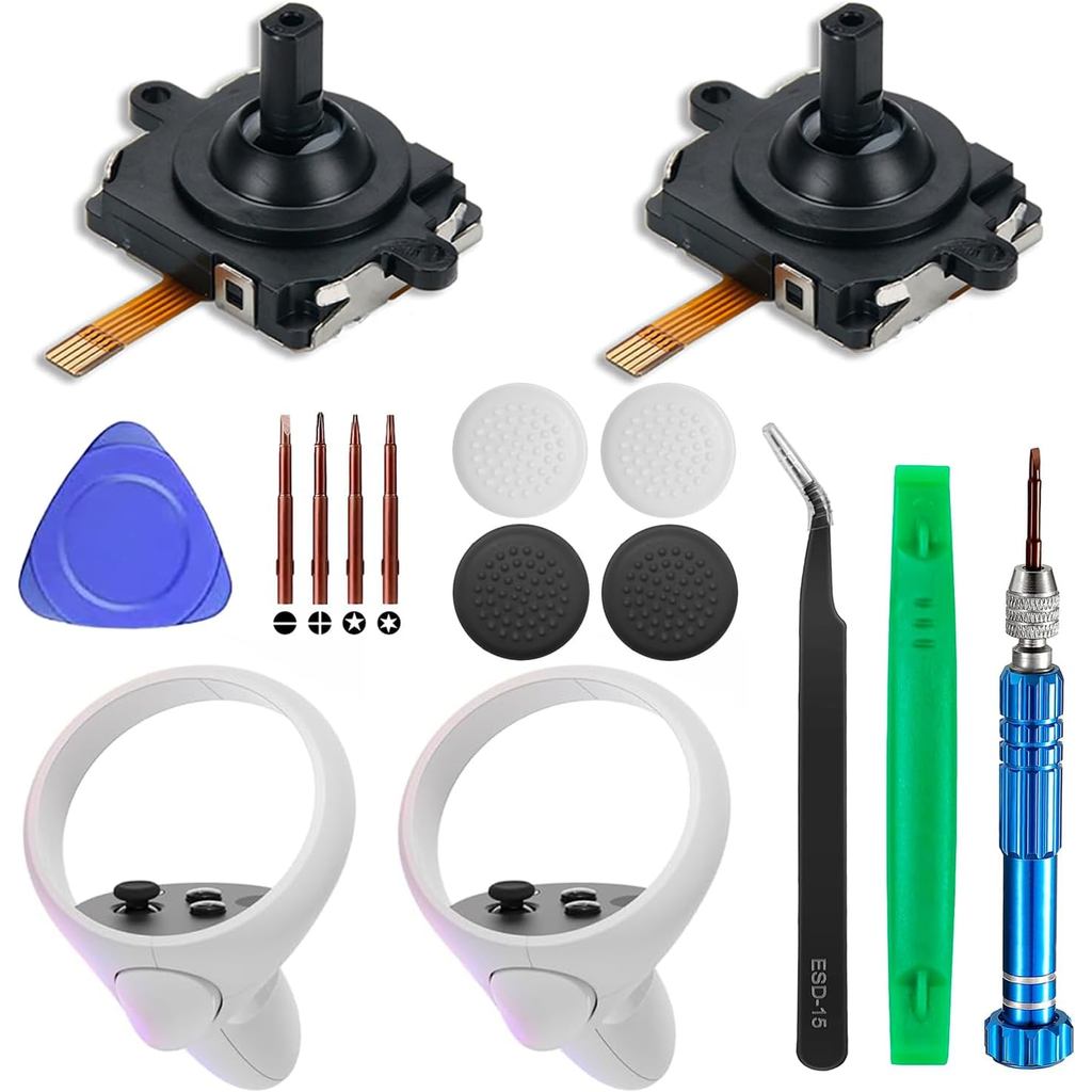 2 Gói Cần Điều Khiển Thay Thế Cho Bộ Điều Khiển Oculus Quest 2 / 3 / Bộ Điều Khiển Meta Quest 2 / 3,