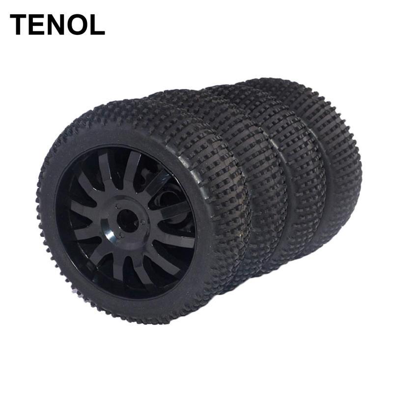 Bộ 4 Bánh Xe Và Lốp Xe RC Cho HSP HPI Redcat FS PR Racing RC Buggy Truck