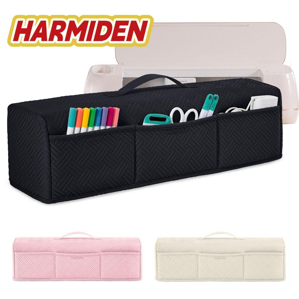 Vỏ máy HARMIDEN, có thể gập lại có túi che bụi đệm, nhẹ cho phụ kiện Cricut cho Cricut Maker 3 / Mak