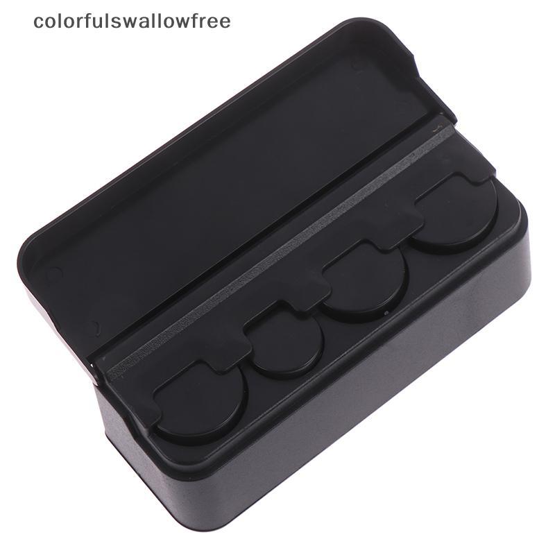 Coloursswallowfree Car Coin Case Loose Change Storage Box Hộp đựng tiền nhỏ Hộp đựng ví tổ chức ABC