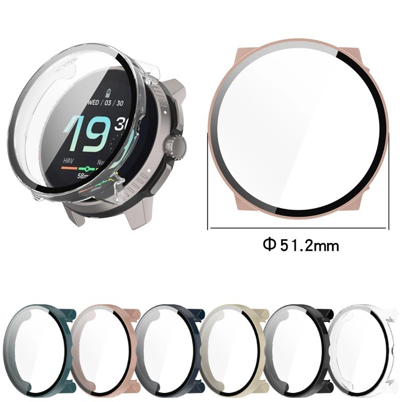 PC Chống Sốc Bảo Vệ Dành Cho Suunto Race2 Kính Cường Lực + PC Dành Cho Suunto Race 2 Đồng Hồ Thông M