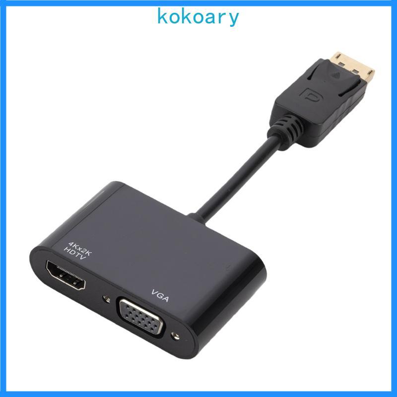 To HDTV VGA Converter Cable 4K For Monitor Video Transmission