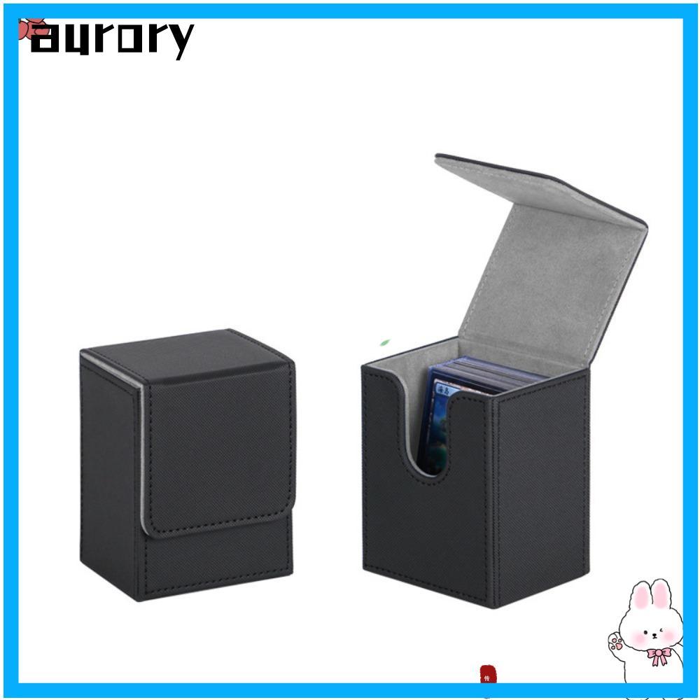 AURORY Game MTG Trading Card Holder, PU Storage Deck Box, Collection Box Organizer Protectors Collec