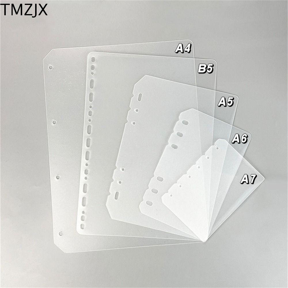 TMZJX Notebook Divider Matte 2 Chiếc Board Page A5 A6 A7 B5 A4 Giấy Bên Trong Chương Trình Nghị Sự P