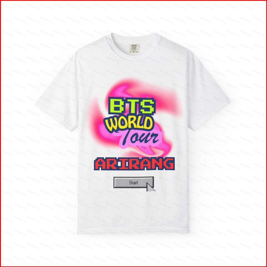 Áo thun KPOP YB1 BTS 2026 với hình ảnh thành viên BTS - Sugá, Jin, Jimin, J-Hope