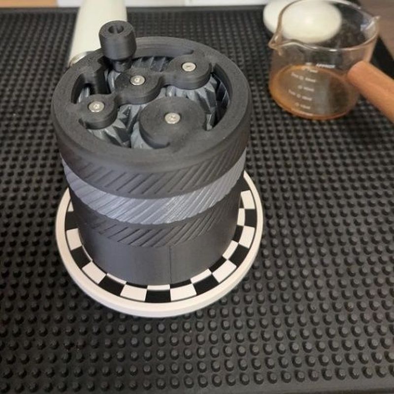 Gear Powder Dispenser 58mm54mm51mm Espresso Máy Loose Powder Dispenser Kim Powder Dispenser Planet P