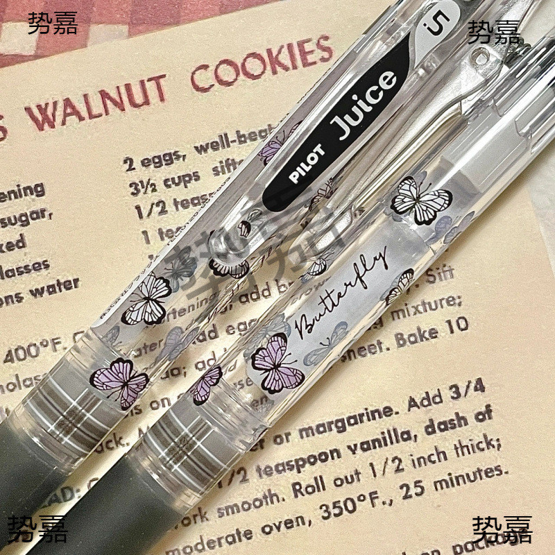 Phiên bản giới hạn Bướm Nhật Bản PILOT PILOT JUICE Bút Cherry Bear Hedgehog Shiba Inu Love Gel Pen [