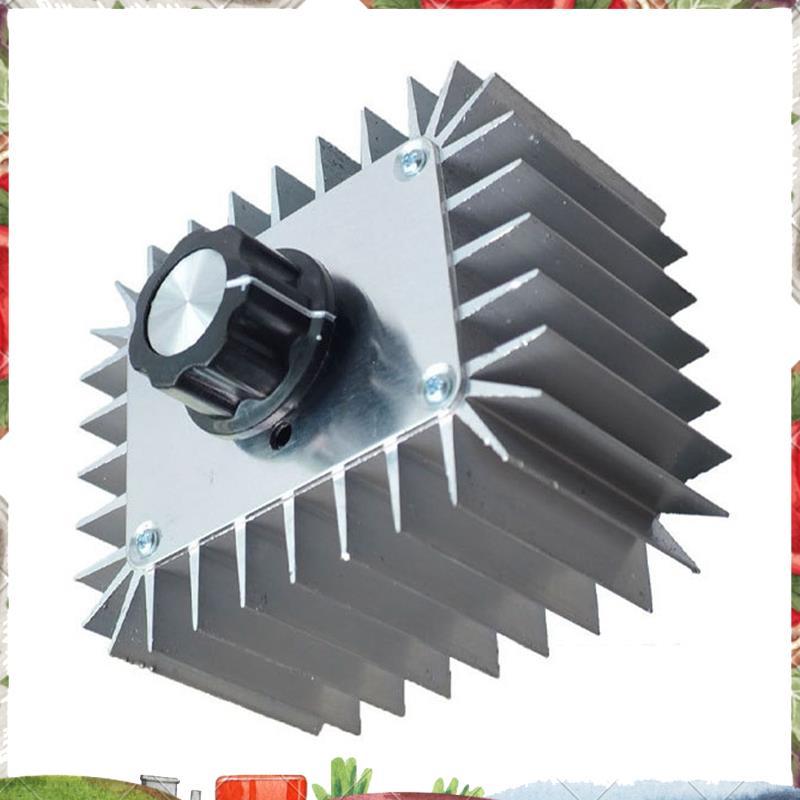 AC 220V 5000W SCR Bộ điều chỉnh điện áp Bộ điều khiển tốc độ động cơ Đèn làm mờ mờ Bộ điều chỉnh tốc