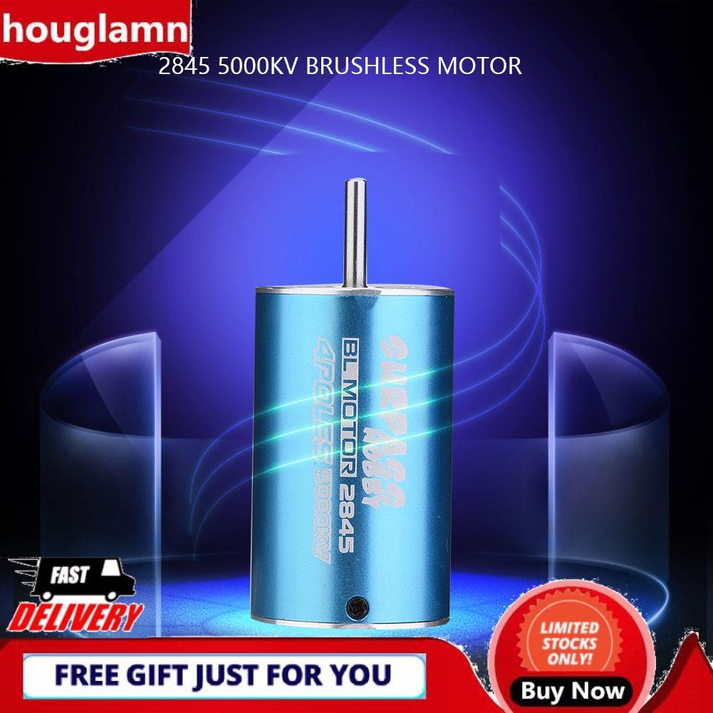 houglamn Yosoo Health Gear RC Car Motor & ESC 2845 12 Khe cắm không chổi than 4 cực cho xe tỷ lệ 1/1