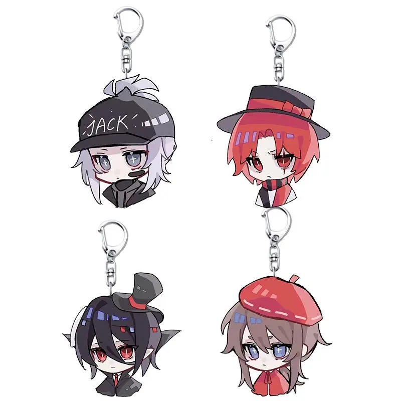 Móc khóa Identity V Đệ Ngũ Nhân Cách Naib Subedar Edgar Valden Jack Acrylic Anime Chibi trang trí cặ