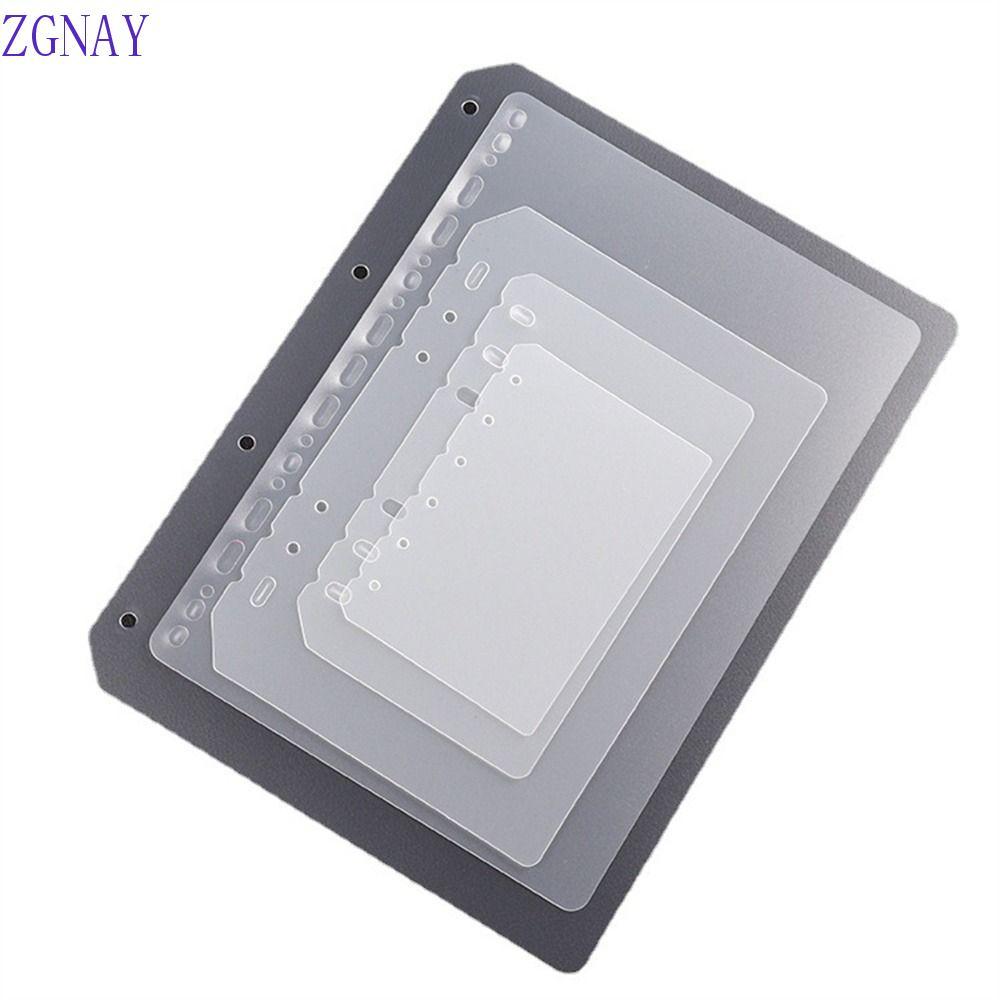 POLOSP Loose-leaf Divider Matte Universal Board Page A5 A6 A7 B5 A4 Chương trình nghị sự trong suốt 