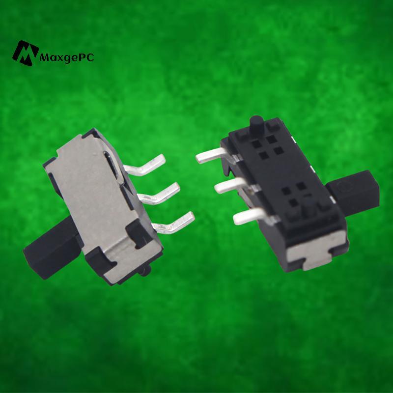 [Max-t] 10 Cái 3 Pin Mini Slide Switch Bật-OFF 2 Vị Trí Micro Slide Chuyển Đổi Công Tắc Trượt Ngang 