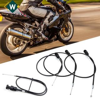 Cáp tiết lưu bộ chế hòa khí WAPKTY, Dây Choke Motocross 77cm / 94cm, Bộ sửa chữa Phụ kiện sửa đổi Kéo đẩy màu đen cho ZS125GY / Yamaha / PW80
