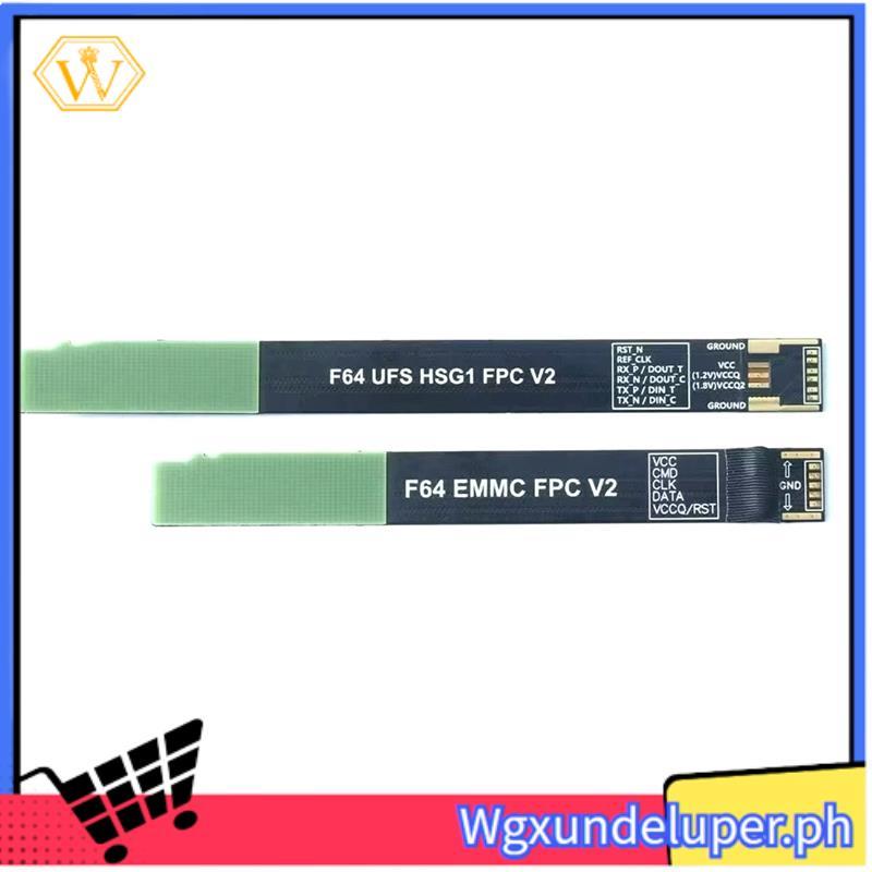 [W] Dành Cho Flash 64 F64 EMMC FPC V2 / UFS HSG1 FPV Cáp 2 Trong 1- MỚI Cho Flash 64 Lite F64 UFS HS