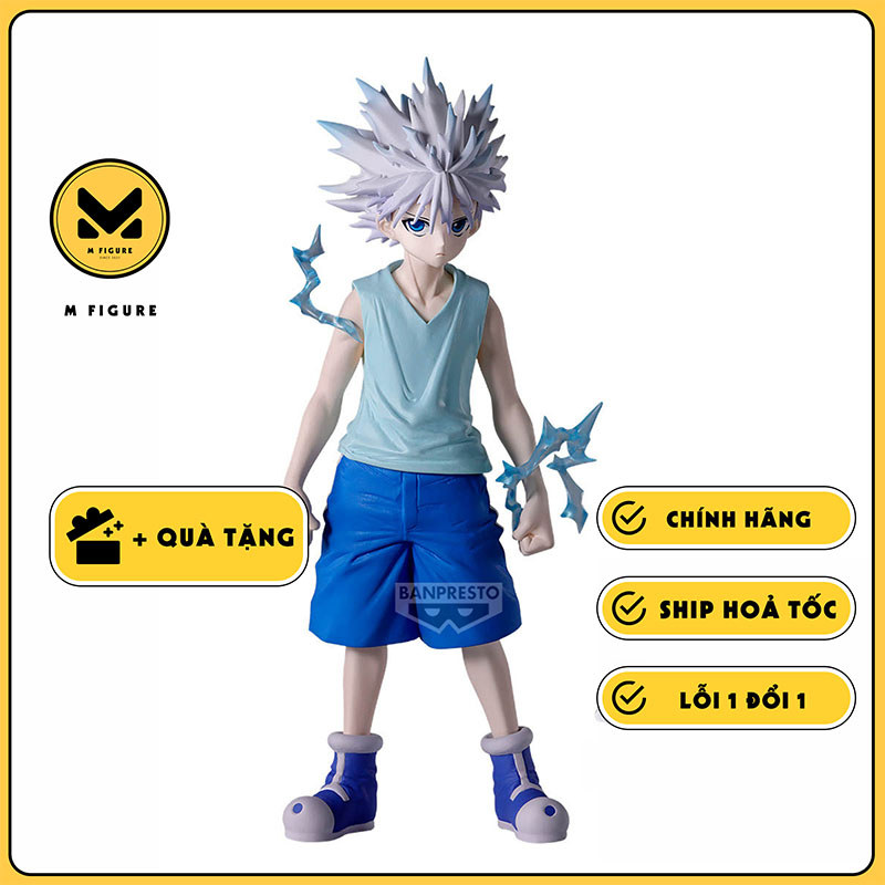 MÔ HÌNH Killua Zoldyck - Hunter × Hunter - Hunting Archives - Shinsoku (Bandai Spirits) FIGURE CHÍNH