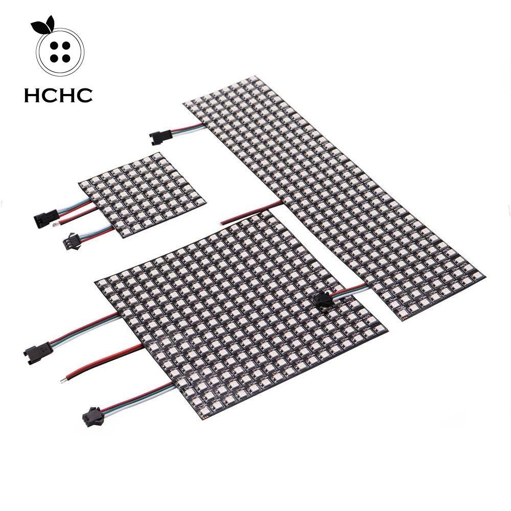 HCHC Pixels Led Panel RGB LED WS2812B Linh hoạt đầy màu sắc WS2812 với đèn bảng điều khiển ma trận I