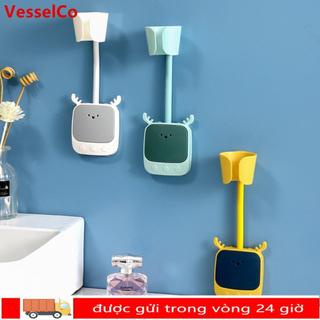 Giá đỡ máy sấy tóc VESSELCO, Giá máy sấy tóc tự dính không đục lỗ, Kệ máy sấy tóc hoạt hình Phòng tắm