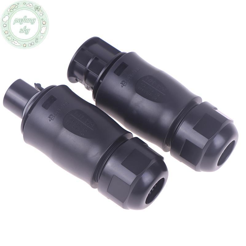 PUSKY BC01 3 Pin Kết Nối AC Nam Nữ IP68 Cho Lưới Năng Lượng Mặt Trời Cà Vạt Micro Biến Tần Hoymiles 