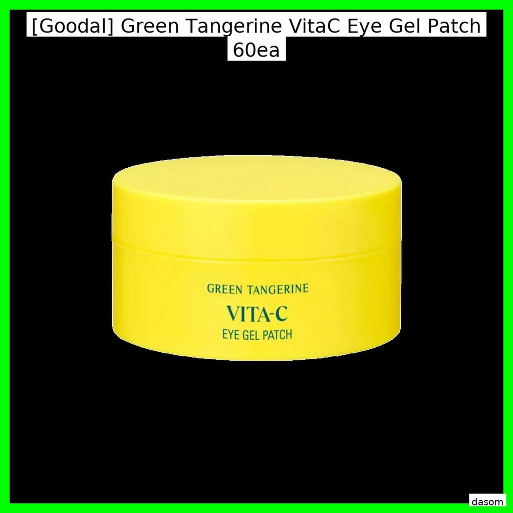 [Goodal Official] Mặt Nạ Mắt Tinh Chất Quýt Xanh Goodal Green Tangerine Vita C Eye Gel Patch (60 miế