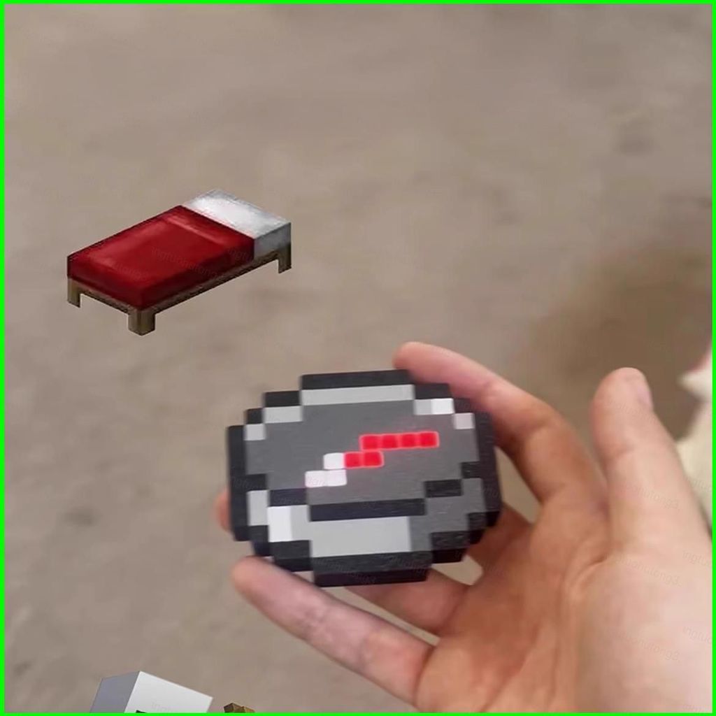 HT3 Minecraft Pixel-style La bàn Màn hình điện tử Hiển thị quà tặng có thể sạc lại cho bộ sưu tập tr