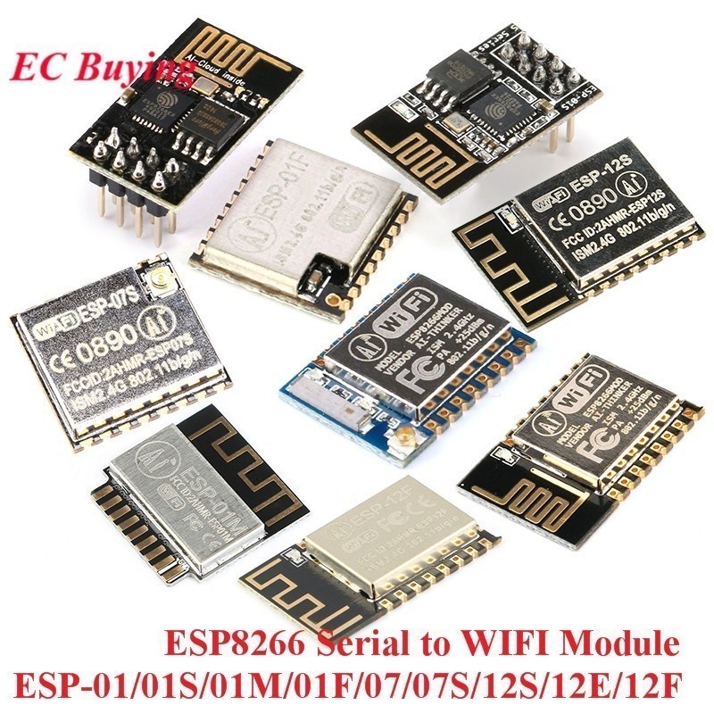 Bảng Mạch Chuyển Đổi WIFI Không Dây ESP8266 ESP-01 ESP-01S ESP-01M ESP-01F ESP-07 ESP-07S ESP-12S ES
