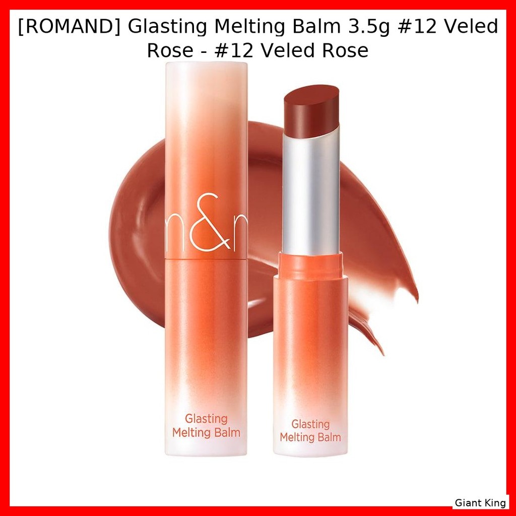 [ROMAND] Son dưỡng tan chảy bền 3,5g #12 Hoa Hồng Veled - #12 Veled Rose / Hydrating, Glossy của Gia