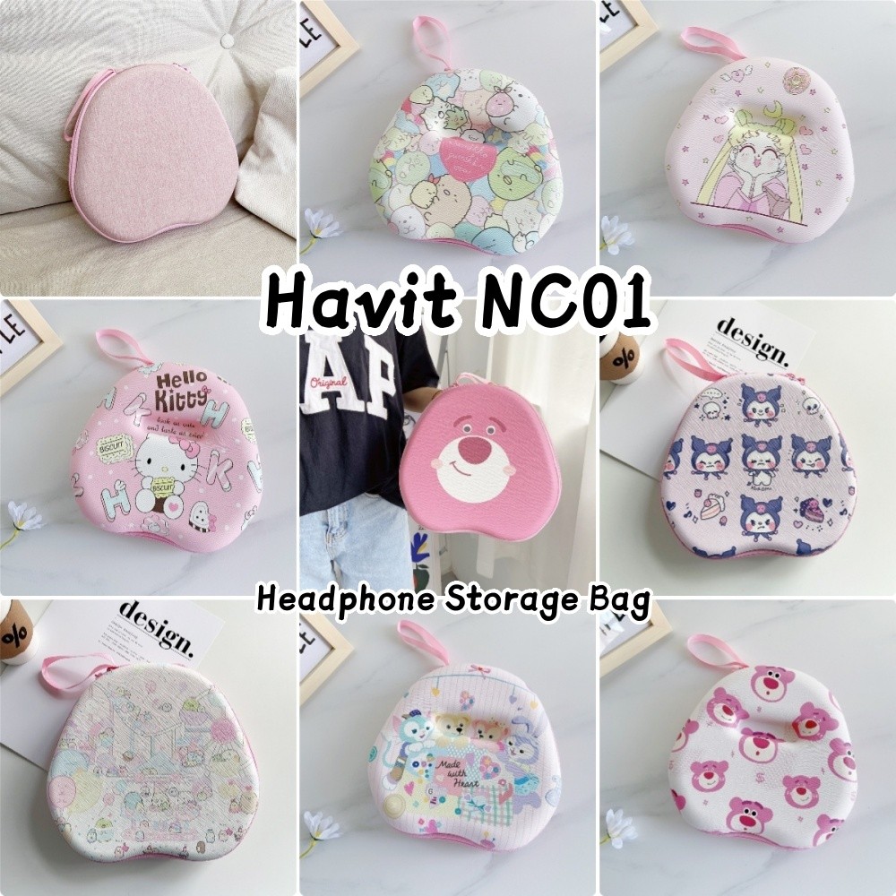 [imamura] Dành Cho Tai Nghe Havit NC01 Tai Nghe Hoạt Hình Đổi Mới Tai Nghe Tai Nghe Tai Nghe Túi Bảo