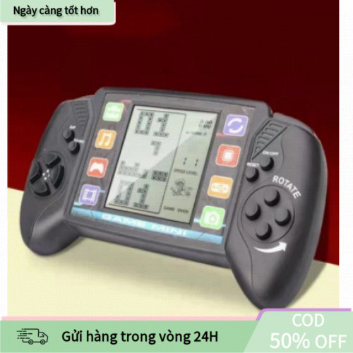 【Tốt】Đồ chơi giáo dục dạng máy điện tử cầm tay đa công năng, kết hợp chơi game xếp hình và nghe nhạc cho trẻ em.