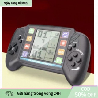 【Tốt】Đồ chơi giáo dục dạng máy điện tử cầm tay đa công năng, kết hợp chơi game xếp hình và nghe nhạc cho trẻ em.