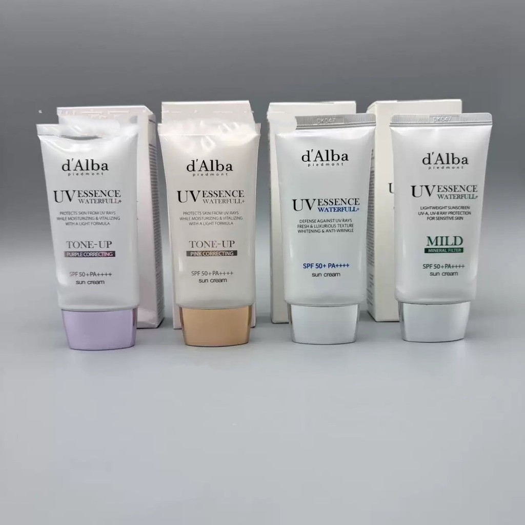 Kem chống nắng Dalba dalba Độ ẩm Làm sáng tự nhiên Cách ly Kem chống nắng cường độ cao Thân thiện vớ