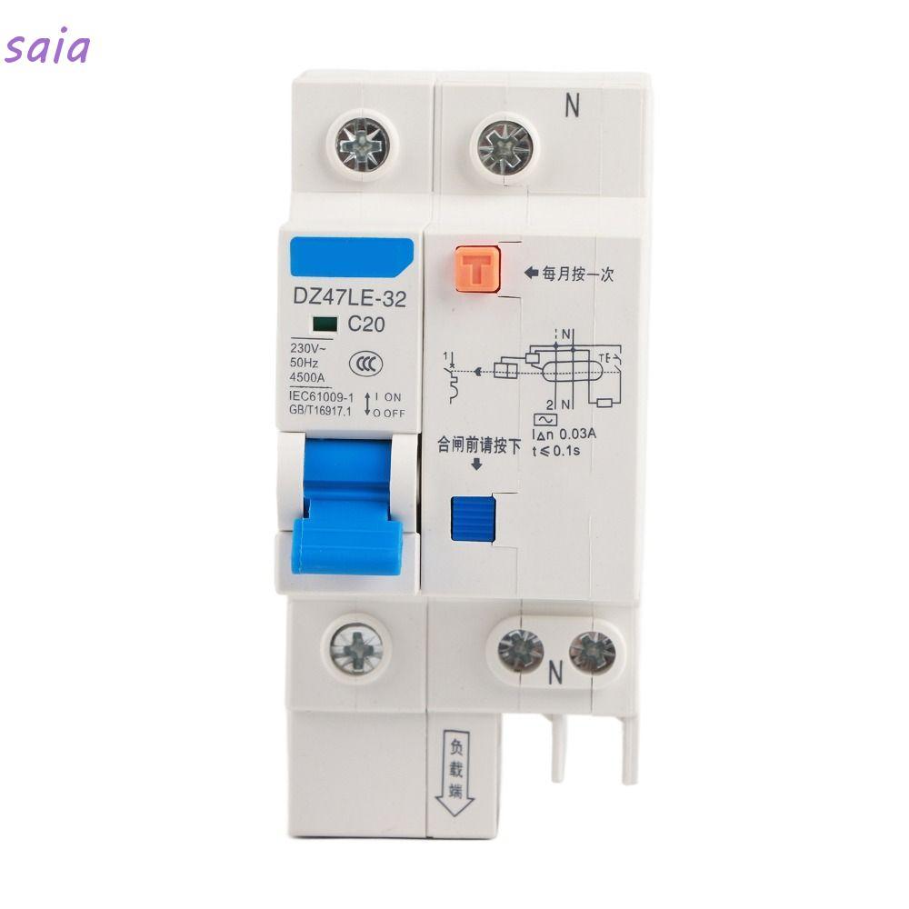 Bộ ngắt mạch SAIA, Bộ ngắt mạch bảo vệ 230V 1P + N, RCCB DZ47LE-32 16A / 20A / 32A DZ47LE-32 1P + N 