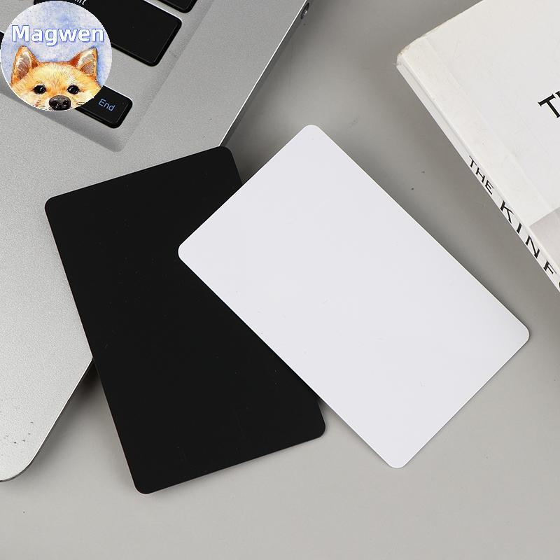 Magwen 5 / 10 Cái NFC215 Thẻ Trắng Đen Có Thể Ghi Lại NFC NT-AG215 Thẻ PVC Trống Dễ Dàng Lập Trình T