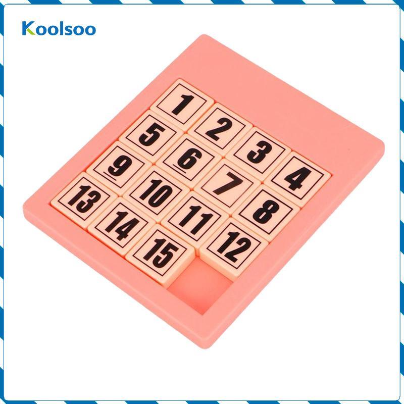 Koolsoo 15 Slide Number Puzzle Math Game Giáo dục, Brain Teaser, s Digital Puzzle để huấn luyện