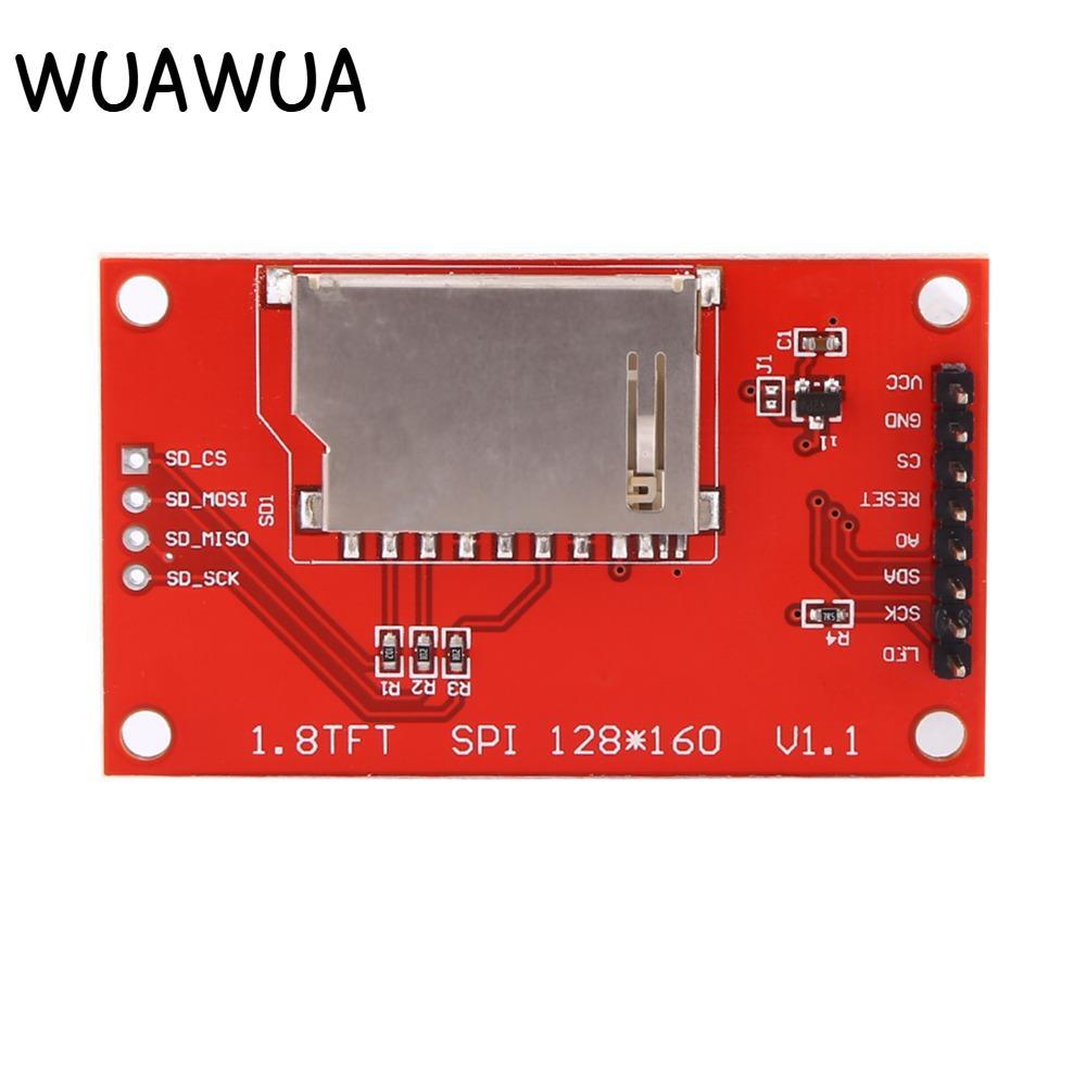 Mô-đun màn hình LCD WUAWUA SPI TFT, Mô-đun hiển thị 1,8 Inch 128x160 ST7735, Mô-đun giao diện SPI di