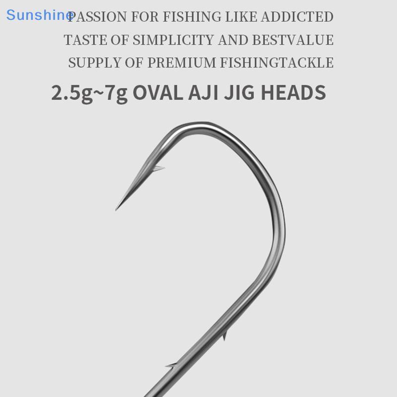Sun 5 Chiếc 3.5g 5g 7g 10g Móc Giun Có Chậu Rửa Tròn Offset Móc Câu Cá Thép Carbon Cao Jig Crank Hoo