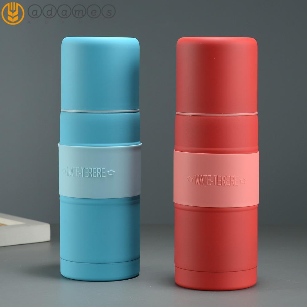 Cốc trà ADAMES Yerba Mate, Thép không gỉ có ống hút lọc Yerba Mate Thermos Cup, Chai cách nhiệt chốn