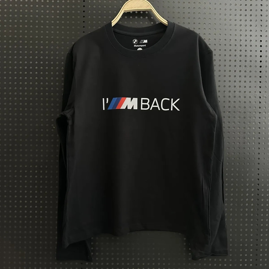 BMW M POWER racing hoodie, custom long-sleeved crew neck T-shirt for M3, M4, M5, and M2 racing cars